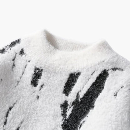 Pullover mit abstraktem Muster für Herren 1