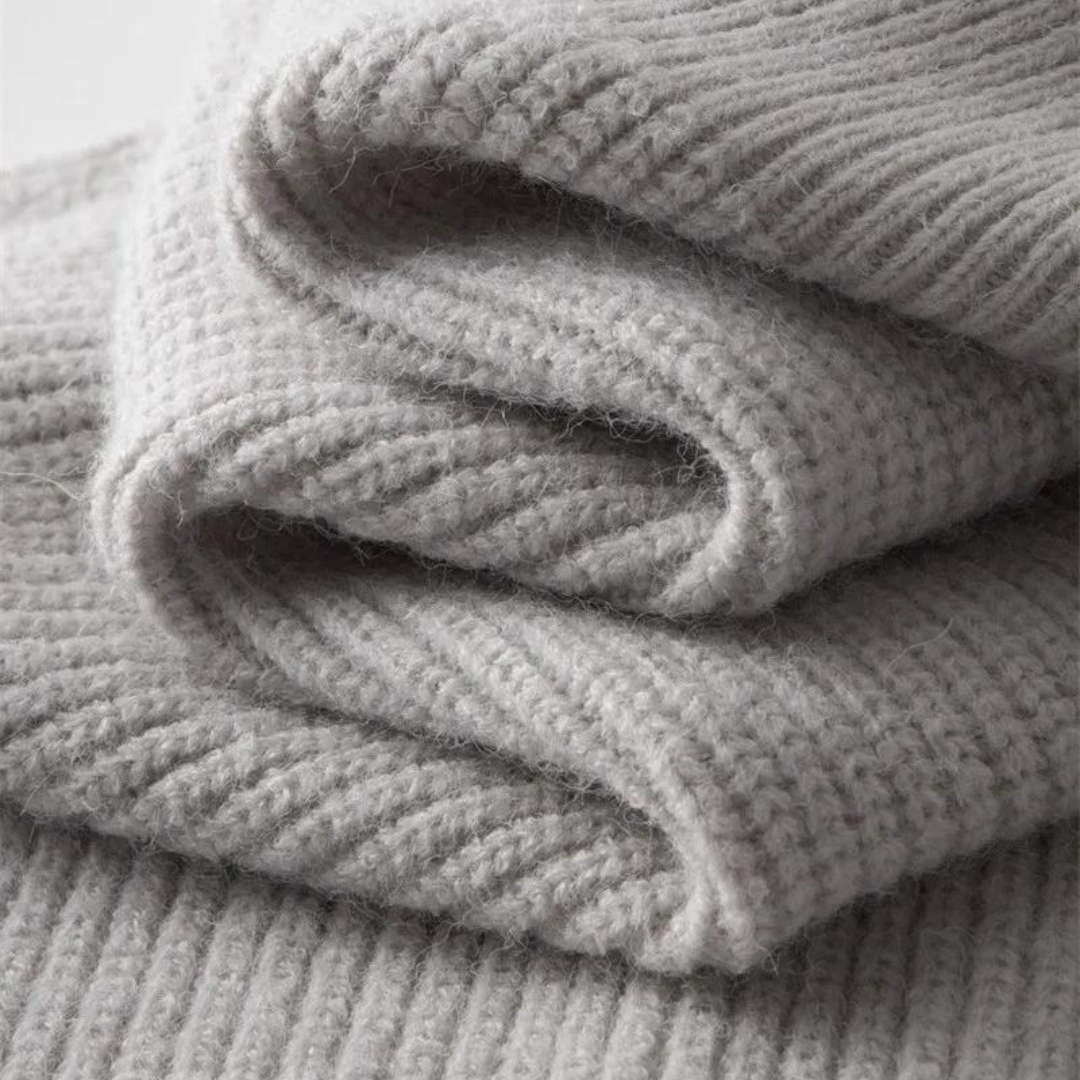 Pullover mit durchgehendem Reißverschluss – Jacke aus Strickmischung und glatter Reißverschluss 5