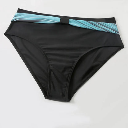Hochtaillierter Damen Bikini Set Push Up BH Bikini