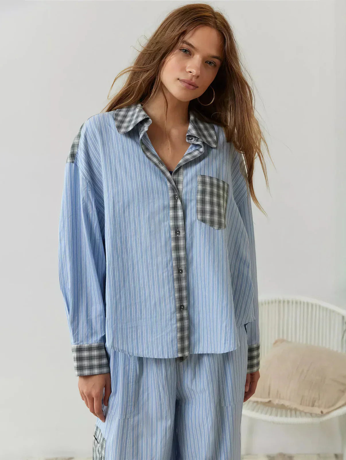 Bequemes Damen Pyjama Set Weich