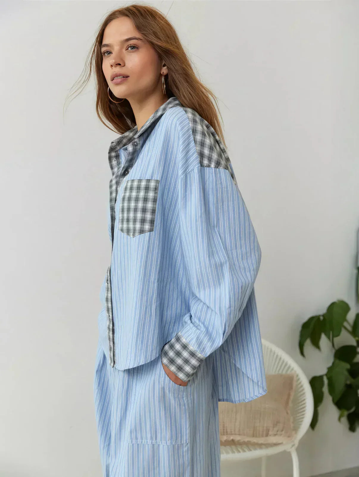 Bequemes Damen Pyjama Set Weich