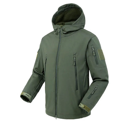 Wanderjacke Herren Wasserdicht Isoliert Fleece