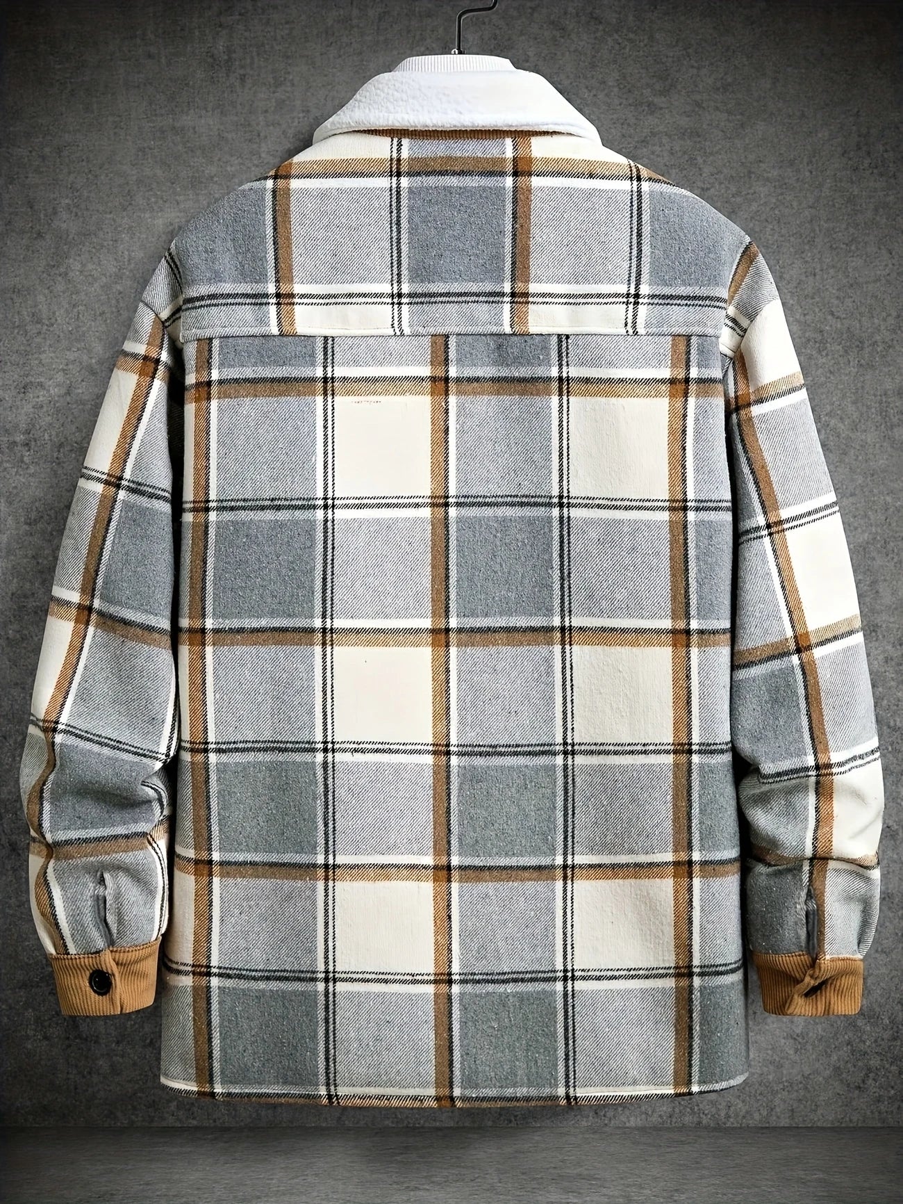 Herren Übergangsjacke Karo Lässig Modern