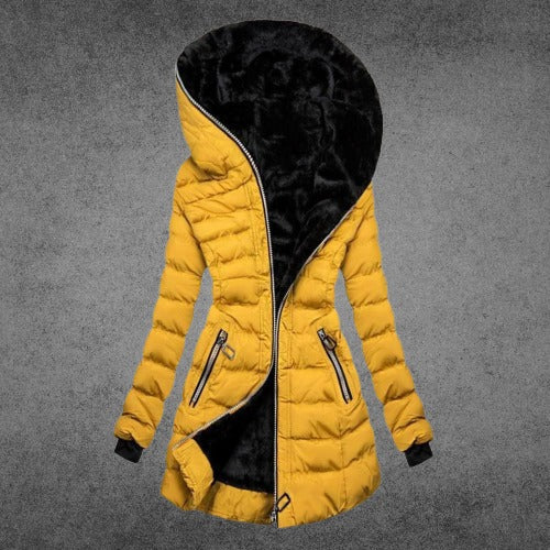 Damen Winterjacke Warm Isoliert Stilvoll
