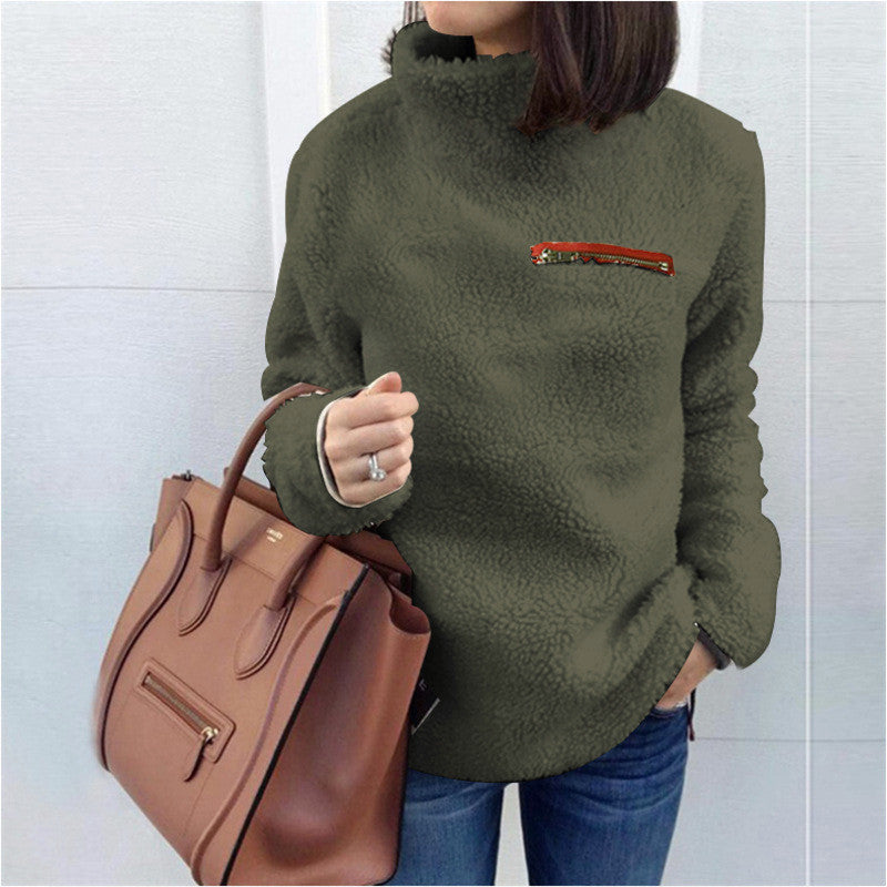 Alwine Damen Rollkragenpullover: Superweicher, bequemer Winterpullover in Uni