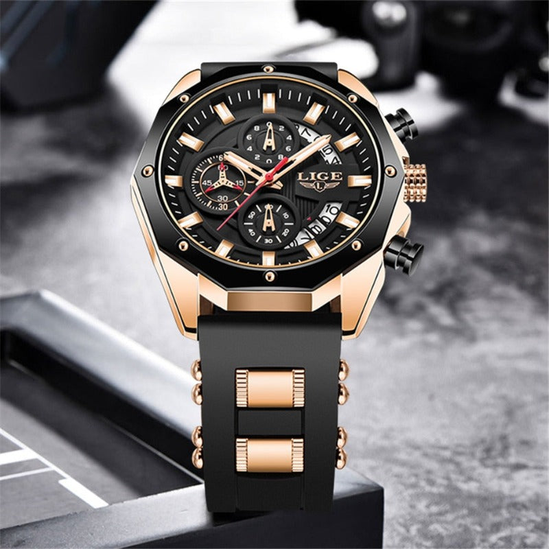 Herrenuhr Pilotenuhr Klassisch Leder