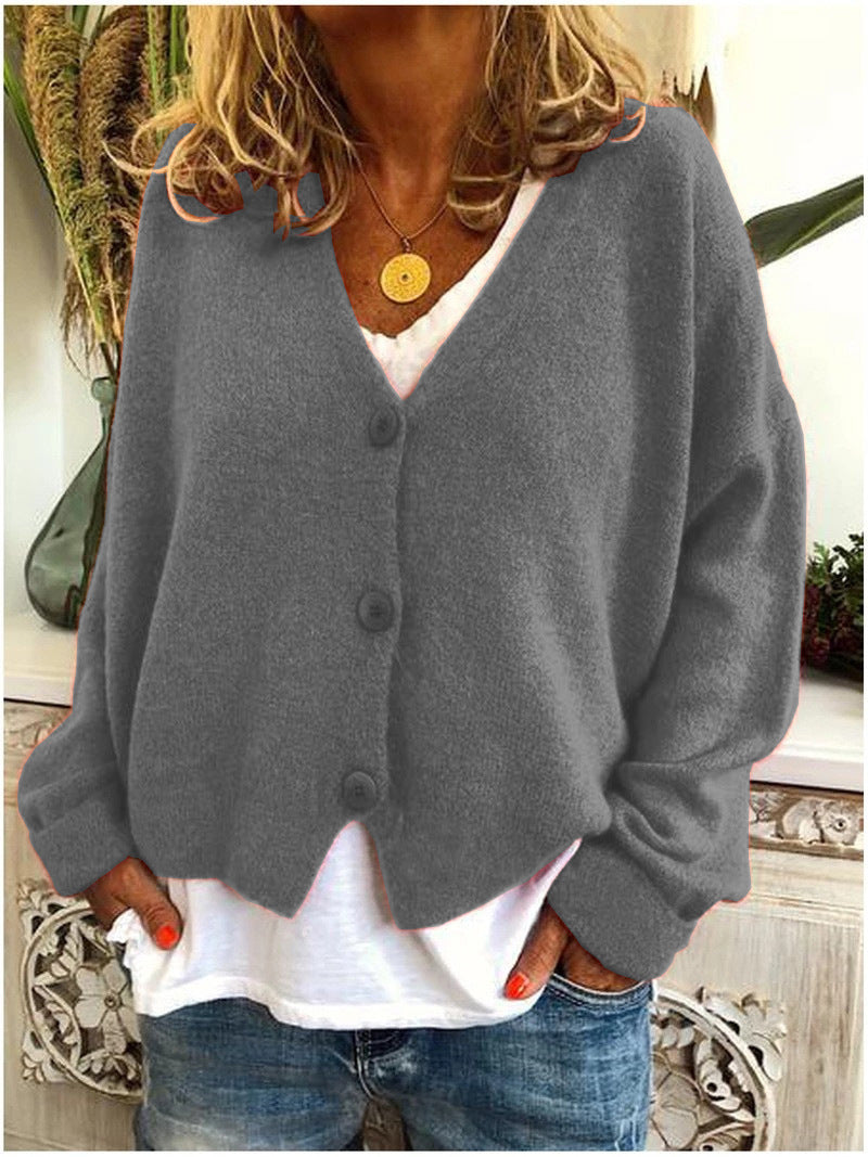 Chic Damen Strickjacke Langärmlig Modern