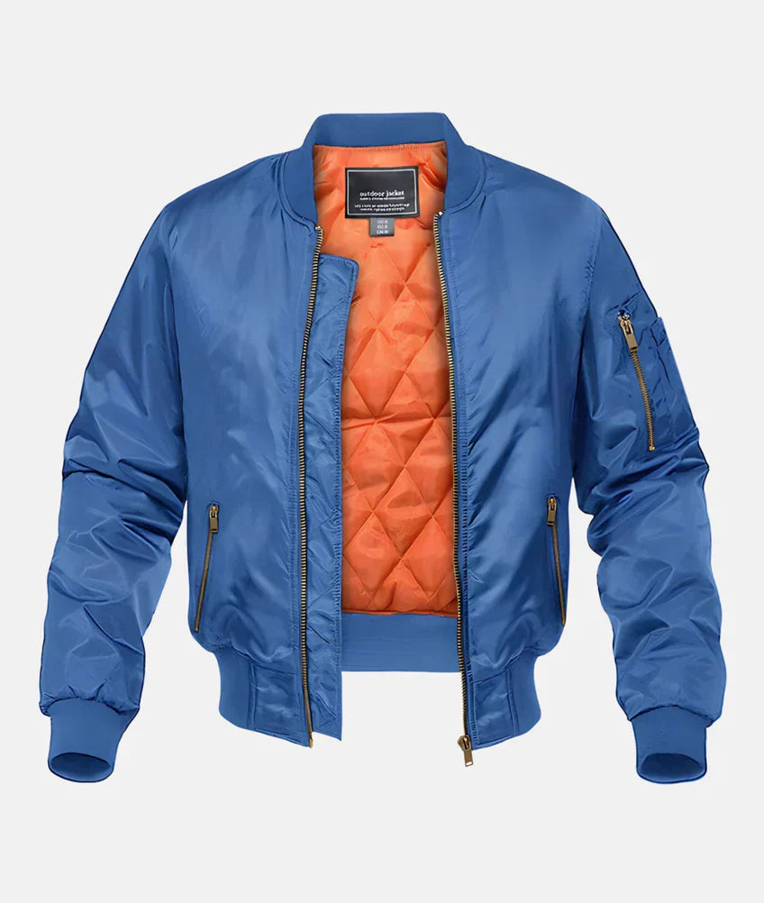 Herren Bomberjacke Warm Wasserdicht Pilotenjacke - BerlinGlamour