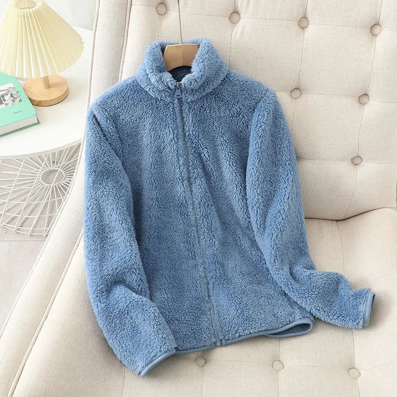 Damen Fleecejacke Warm Bequem Winter