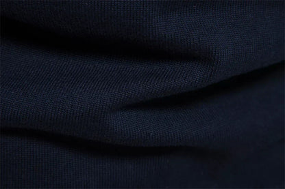 Quarter Zip Pullover - Gestreifter Strickpullover mit Viertel-Reißverschluss für Männer-Chaps Herrenmode