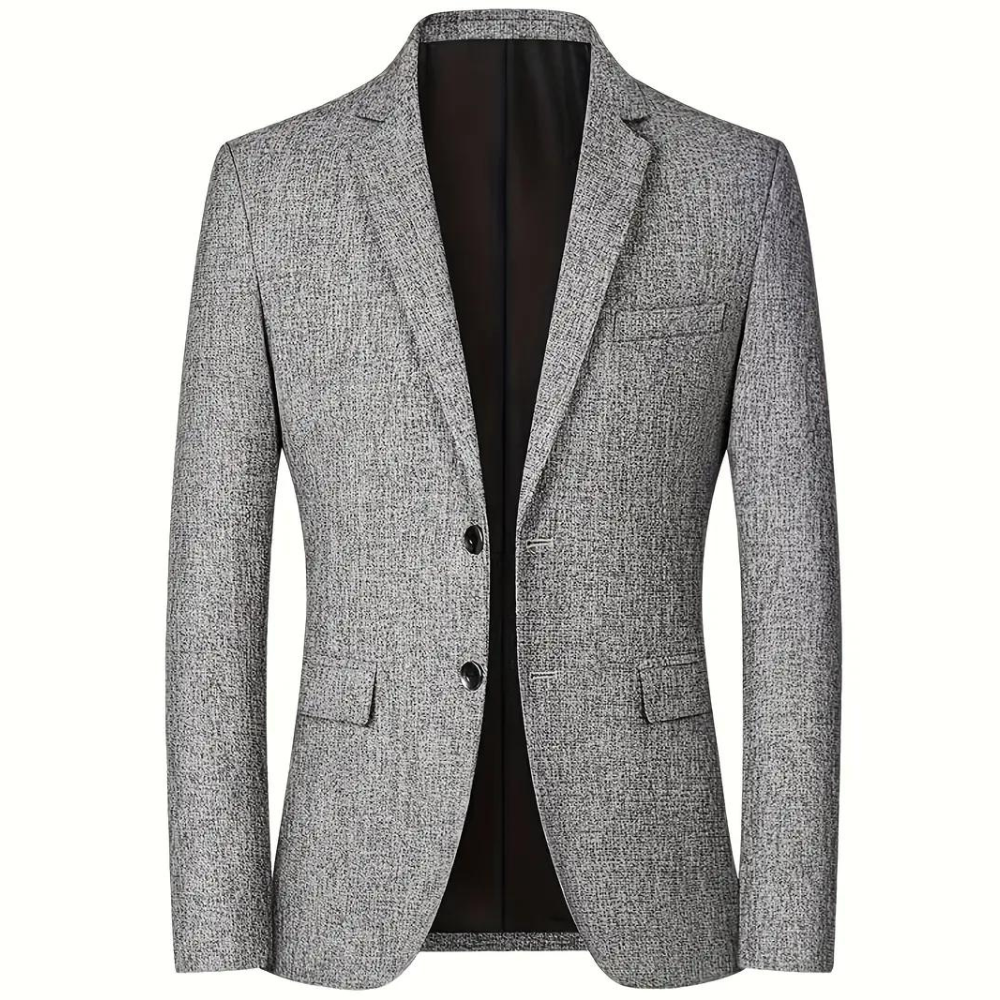 Herrenblazer Slimfit Modern Grau Marineblau Schwarz - BerlinGlamour