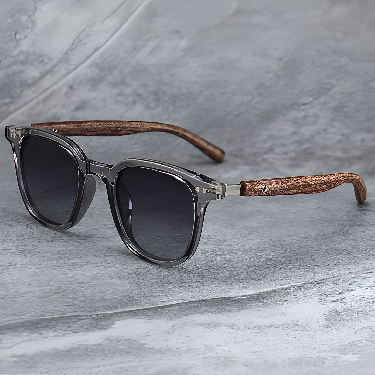 Herren Sonnenbrille Polarisiert Sportlich Schwarz