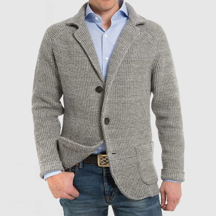Herren Blazer Slim Fit Business Anzug Modern