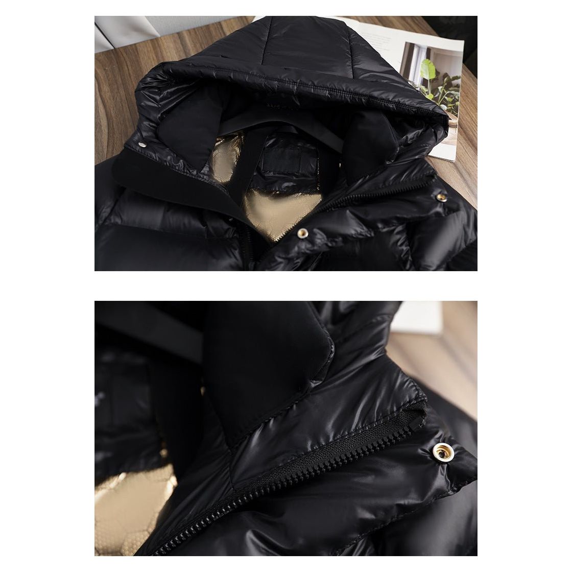 Wasserdichte Damen Winterjacke Warm Daunen Isolierung