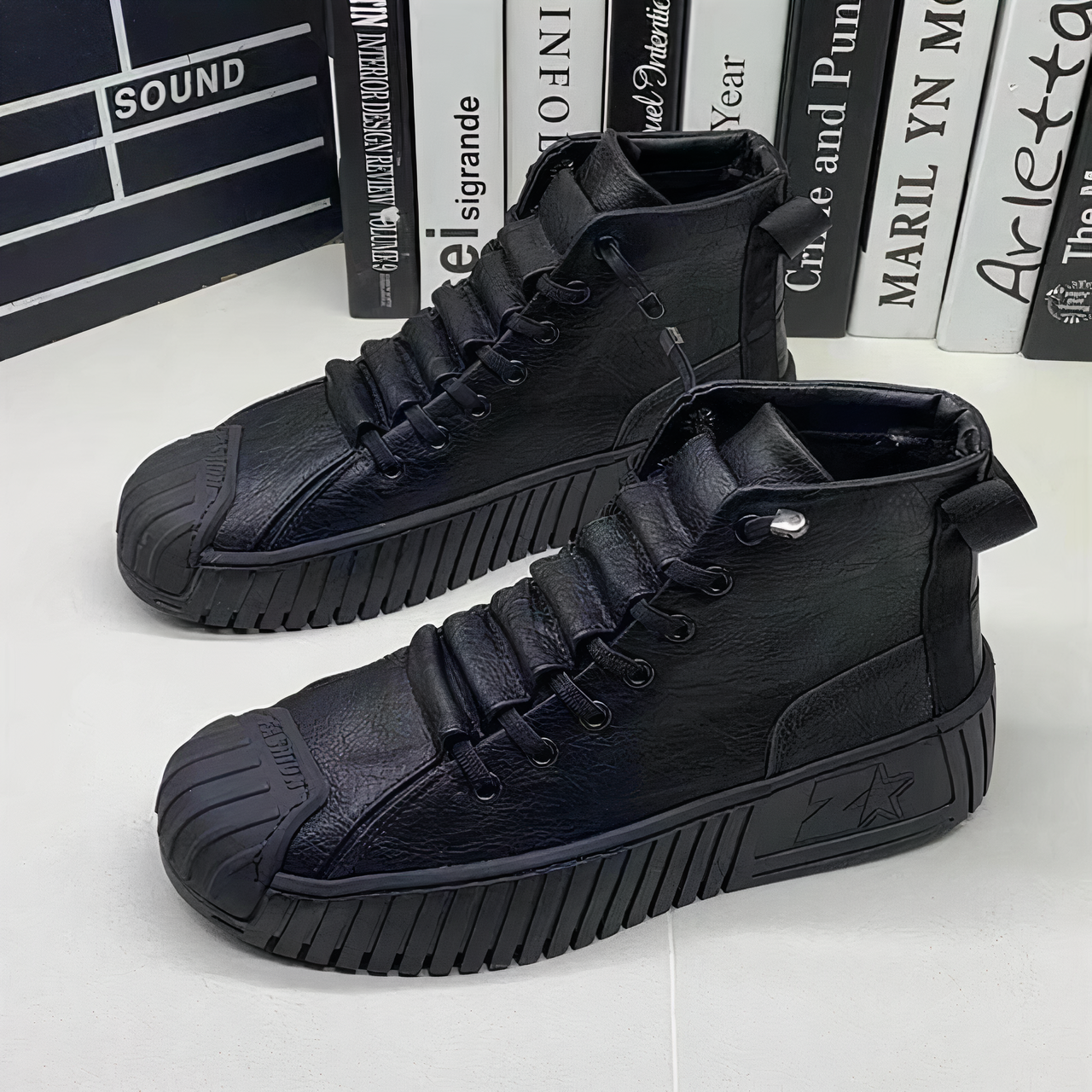 Britische Stil-Schuhe mit erhöhter Sohle - Rion