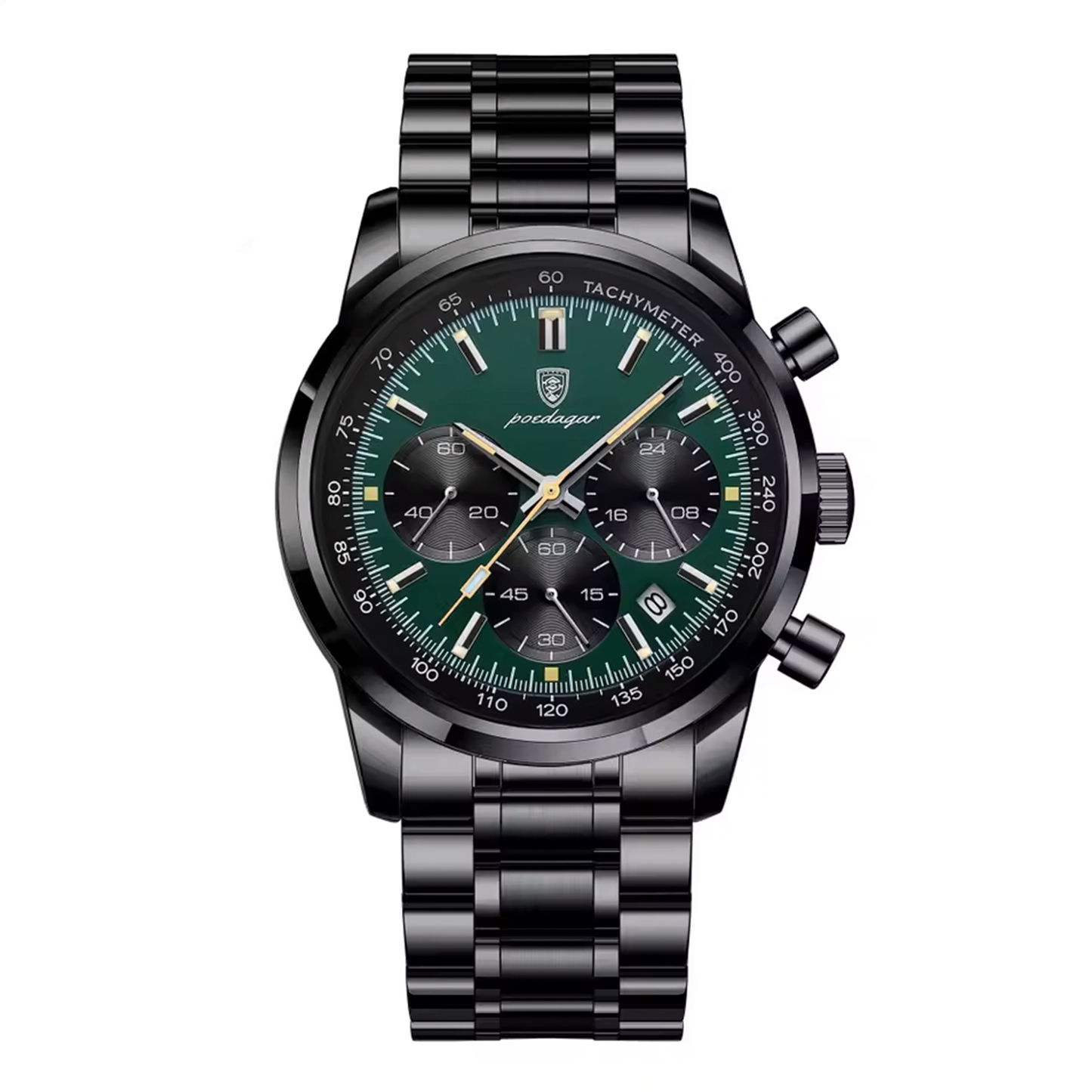 Herrenuhr Edelstahl 40mm Elegante Armbanduhr Männer