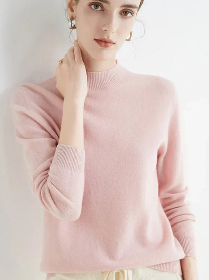 Damen Pullover Elegent Langarm Stilvoll