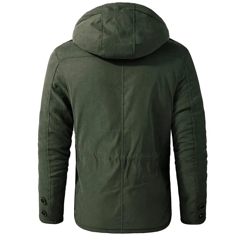 Herrenjacke Warm Isoliert Winterjacke Outdoor Stilvoll
