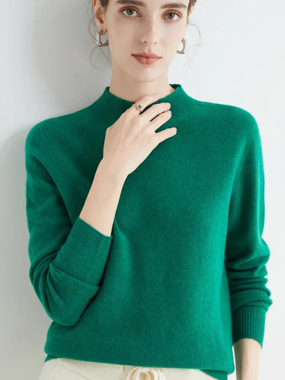 Damen Pullover Elegent Langarm Stilvoll
