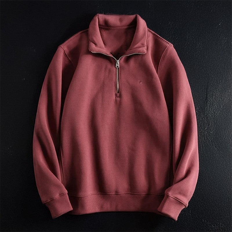 Großes Herren Sweatshirt Oversize mit Reißverschluss - BerlinGlamour