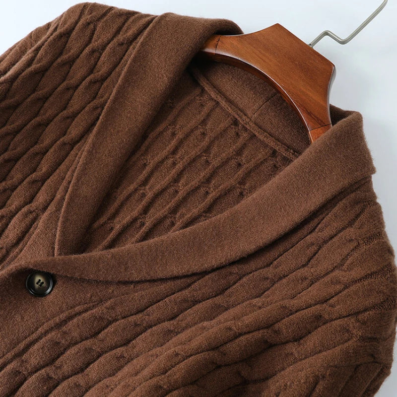 Herren Strickjacke Klassisch Elegante Qualität
