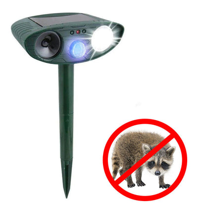 Ultrasonic Tierabwehr Solarbetriebener Waschbär Repeller - BerlinGlamour