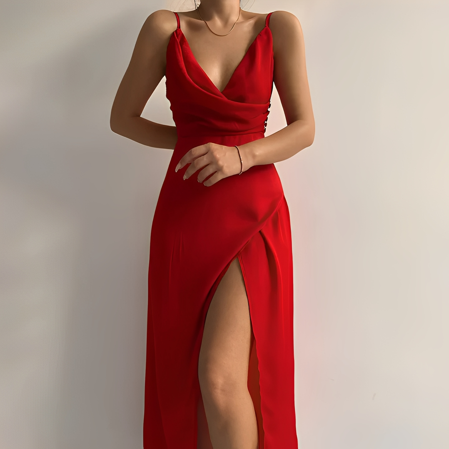 Sommerkleid Damen Modern Leicht Elegant