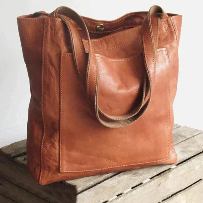 Leder Umhängetasche Damen Berlin Stil - BerlinGlamour