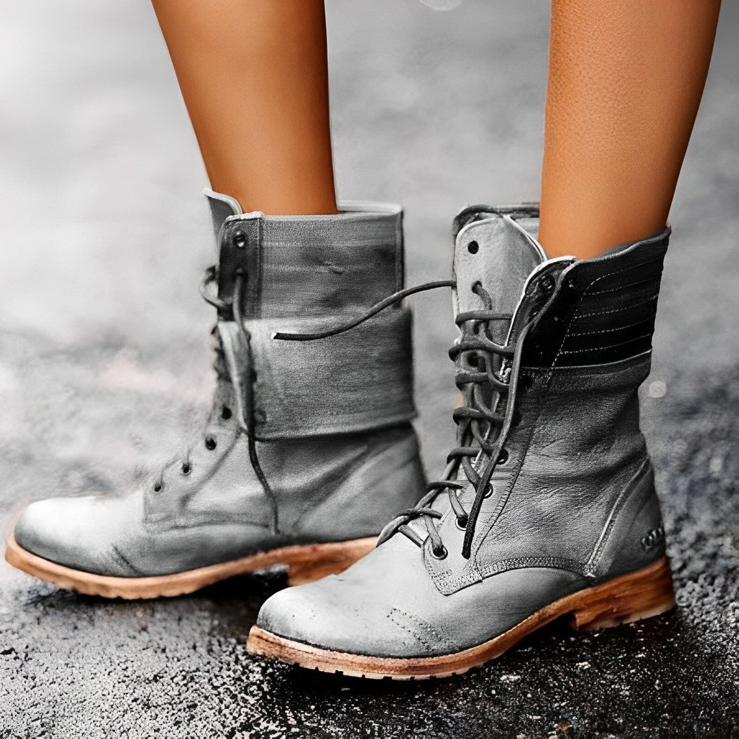 Riley – robuste Leder-Stiefeletten