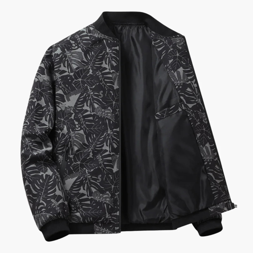 Rippbündchen Bomberjacke für Herren 0