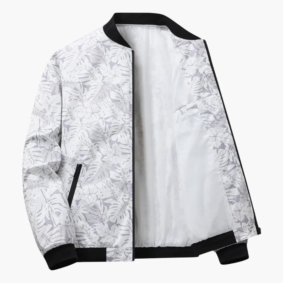Rippbündchen Bomberjacke für Herren 2
