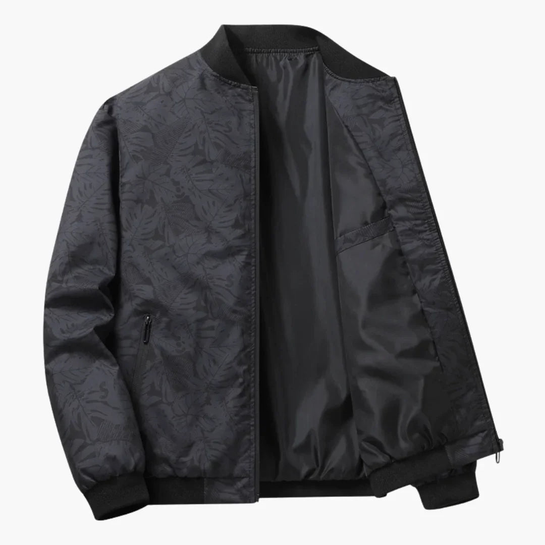 Rippbündchen Bomberjacke für Herren 3