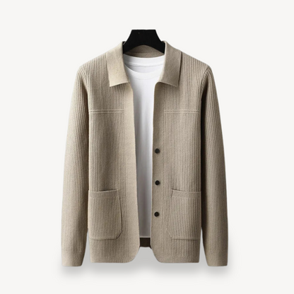Rippstrick-Cardigan für Herren 0