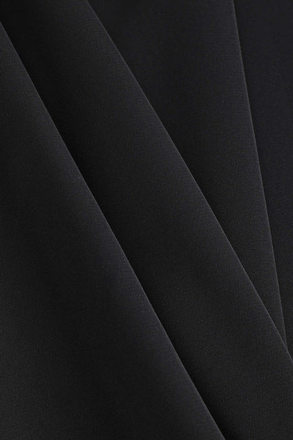 Elegantes Maxikleid Schwarz Abendkleid Mit Halterneck