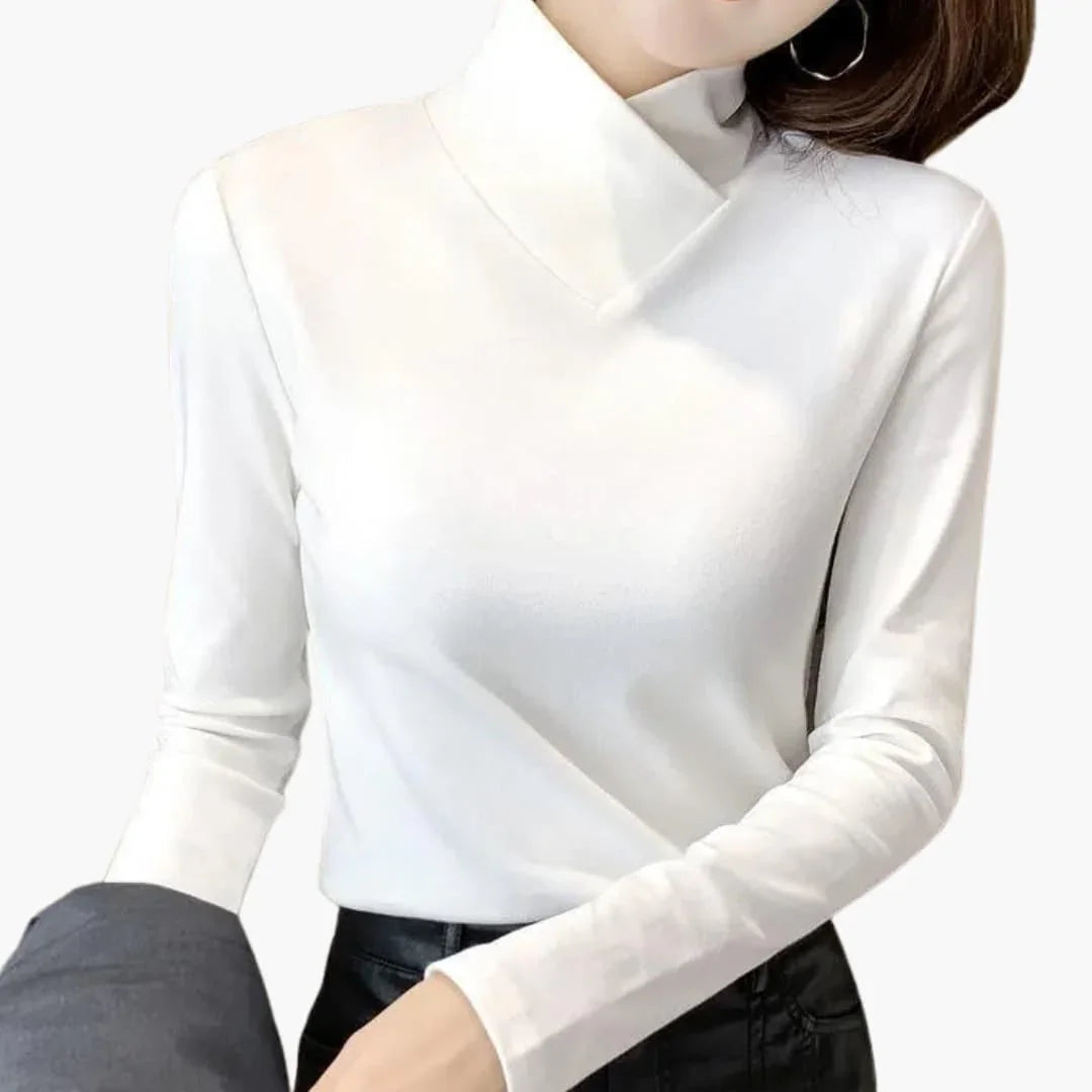 Rollkragen Pullover für Damen 5