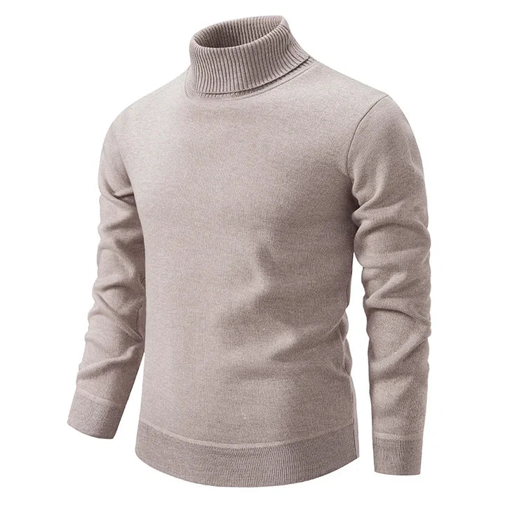 Herren Rollkragenpullover Feinstrick Warm - BerlinGlamour