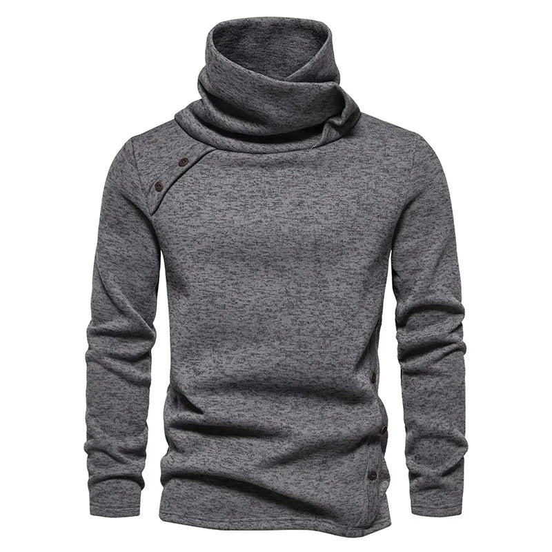 Herren Rollkragenpullover Langarm Warm - BerlinGlamour