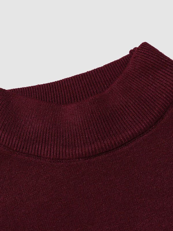 Rollkragenpullover – Schlank geschnittener Strickpullover mit hohem Kragen für Männer-Chaps Herrenmode