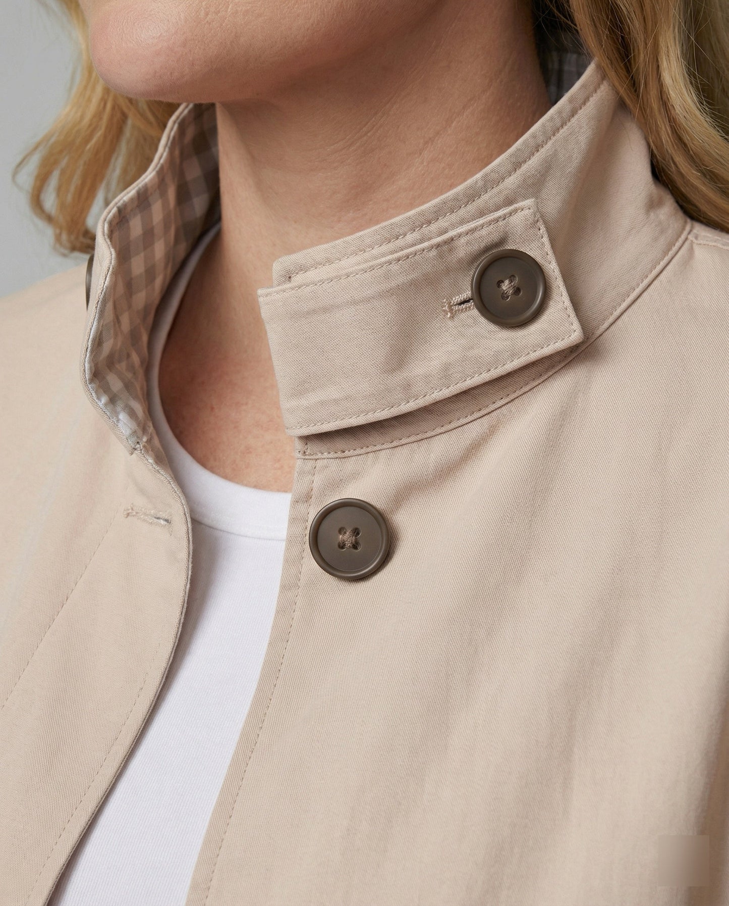 Damen Trenchcoat Rosa Kurz Herbstjacke Modisch Locker