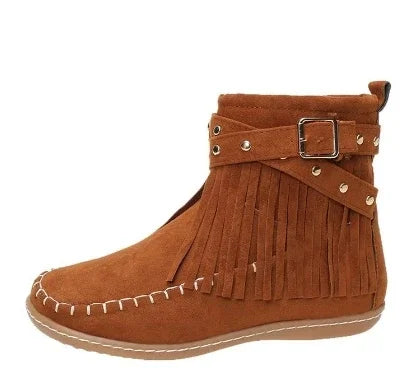 Damen Stiefel Winter Warm Bequem Rundkopf Schnee