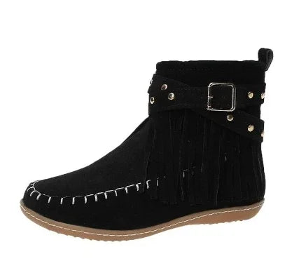 Damen Stiefel Winter Warm Bequem Rundkopf Schnee