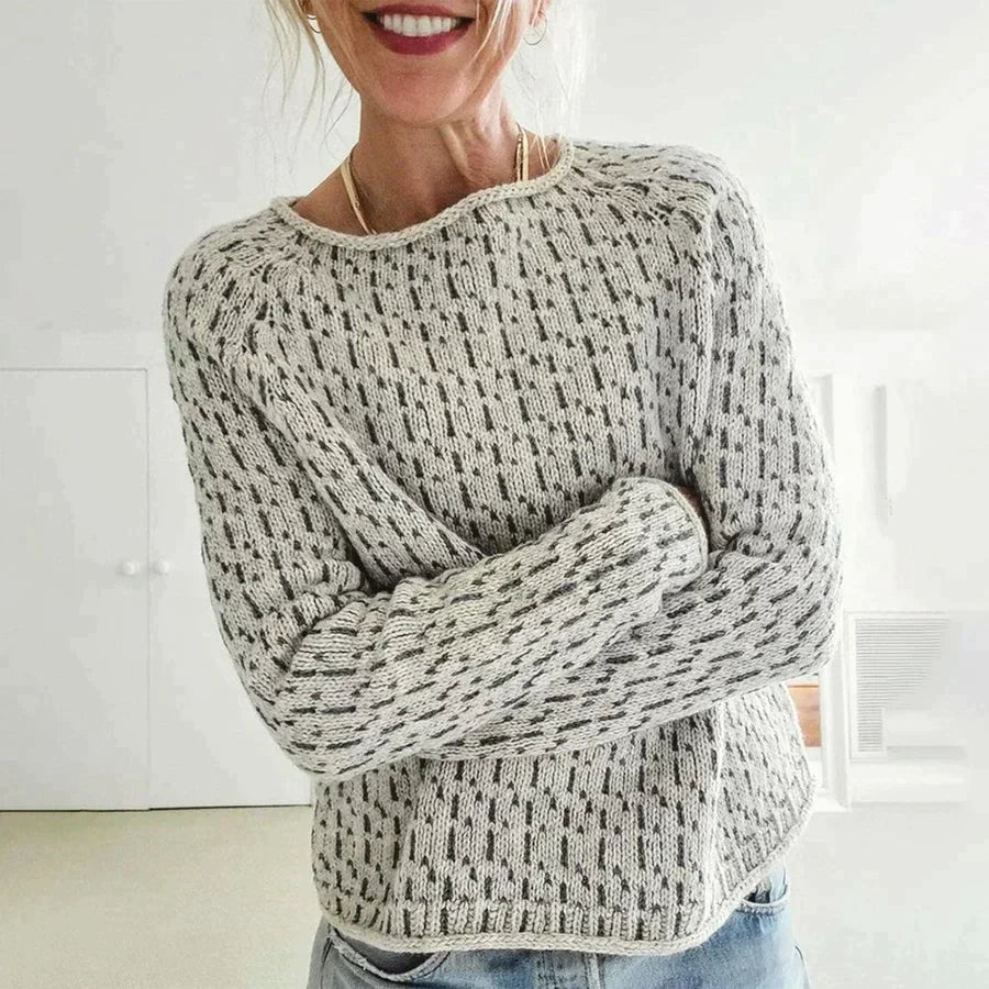 Damen Strickpullover Großzügig Bequem Locker - BerlinGlamour