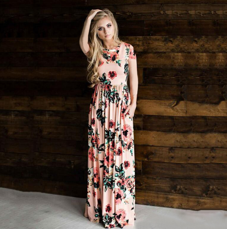Blumenmaxikleid Roxana für Damen