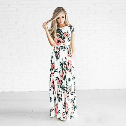 Blumenmaxikleid Roxana für Damen
