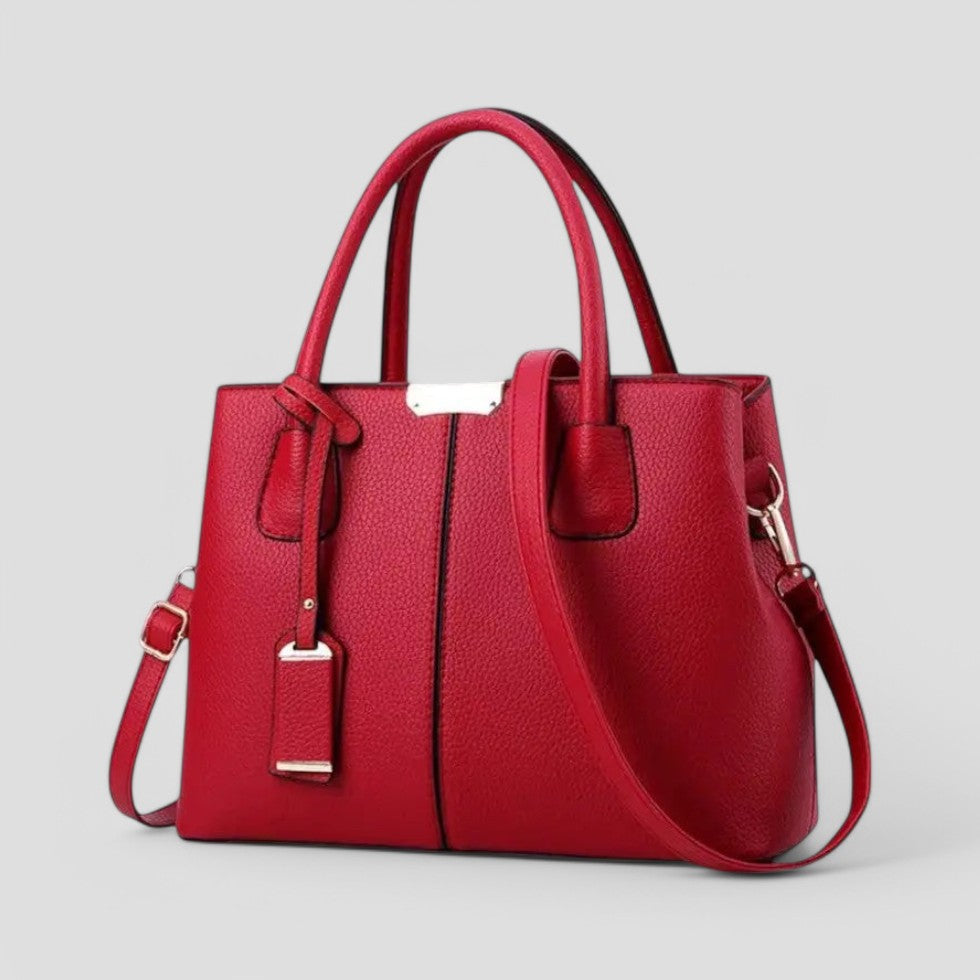 Ruhige Luxus-Lederhandtasche für Damen im Designer-Stil 0