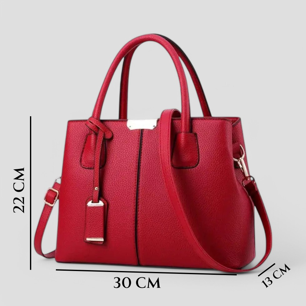 Ruhige Luxus-Lederhandtasche für Damen im Designer-Stil 5