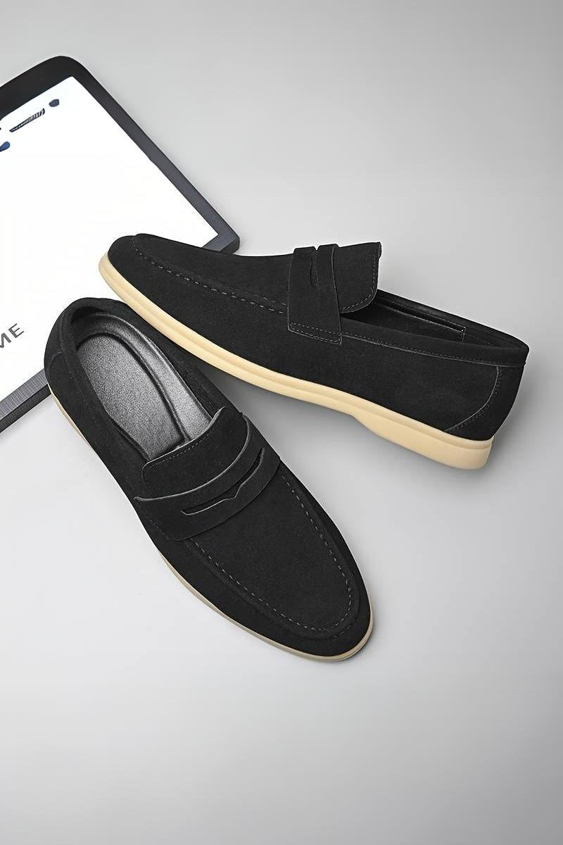 Beige Loafer Schuhe Elegantes Design Komfortabel