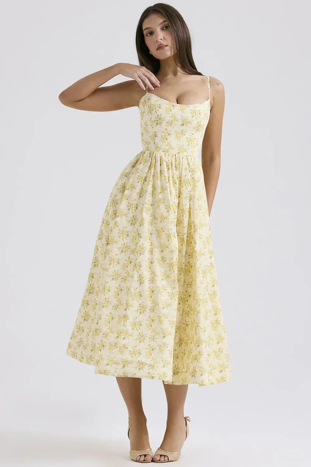 Elegantes Midikleid Berlin Chic Damenkleid