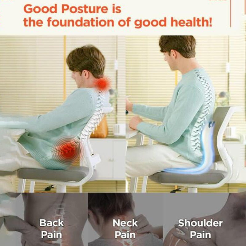 Orthopädischer Rückenstützstuhl mit Haltungskorrektur