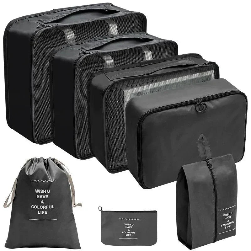Reise-Organizer Set 7-10-teilig Faltbar Koffer-Boxen